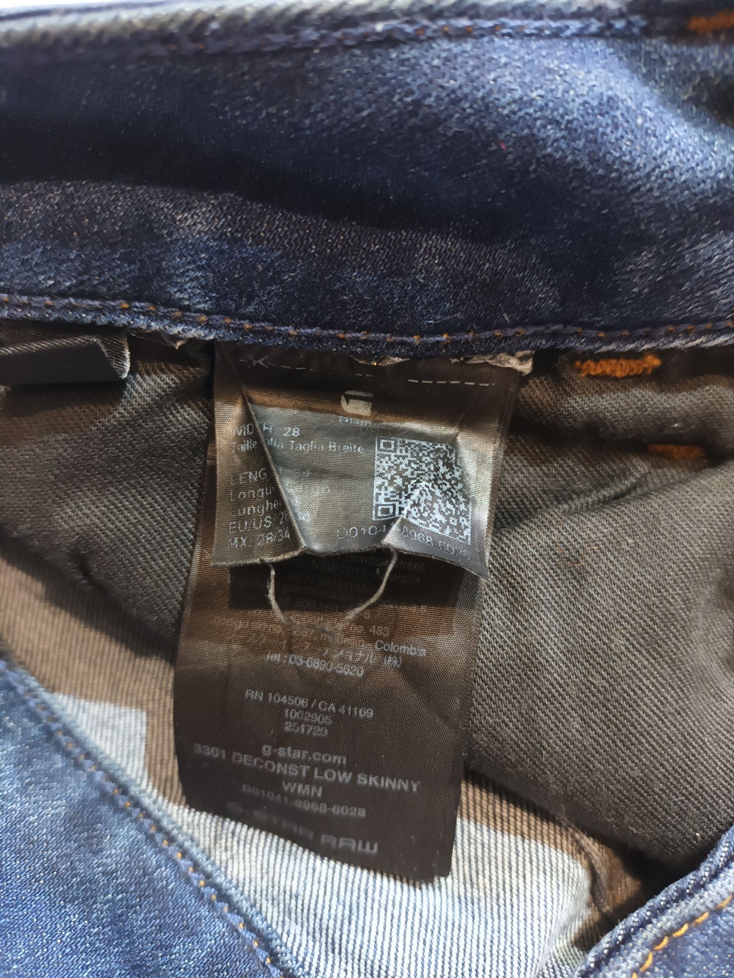 Дамски дънки G-Star Raw 3301 Slim W28/L34