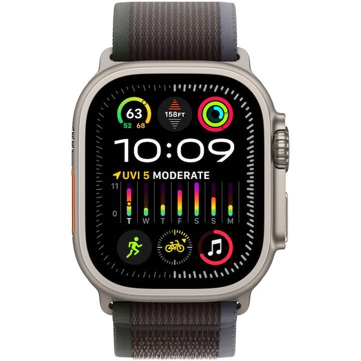 Apple Watch Ultra 2, GPS, Cellular, Carcasa Titanium 49mm, Black