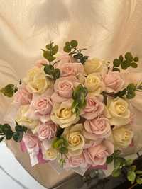 мыльные розы мыльный букет декор цветы