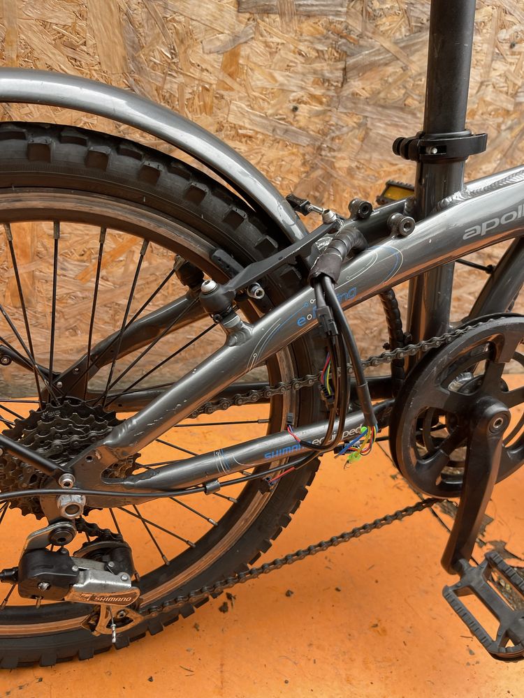 Bicicleta apollo transport pliabila electrica fara baterie ca in poze!