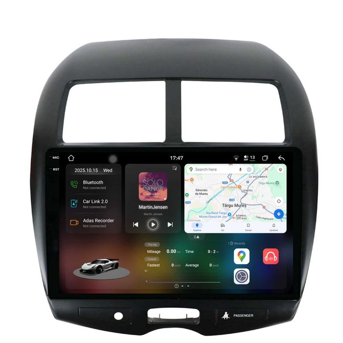 Navigatie Android Dedicata Mitsubishi ASX / Peugeot 4008, BT, Carplay