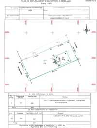 Teren cu dubla deschidere la strada principala + hală de 700 mp