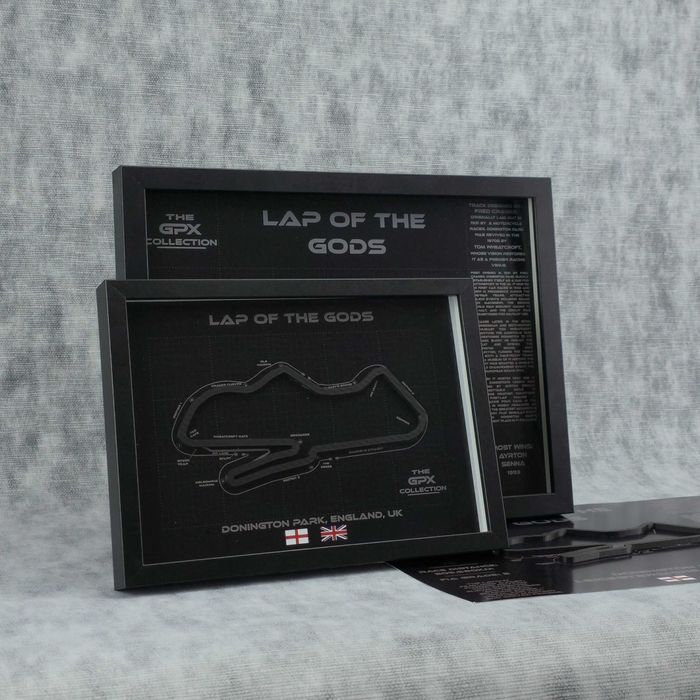 Donington Park – Hartă 3D circuit Formula 1 Europe GP • GPX Collection