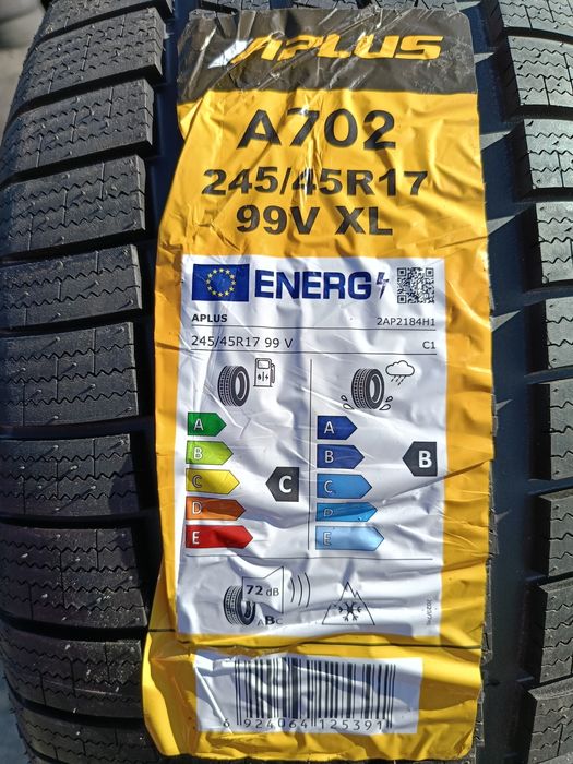 НОВИ ЗИМНИ -17цола -245/45-1бр.-140лв."APLUS"-с монтаж и баланс