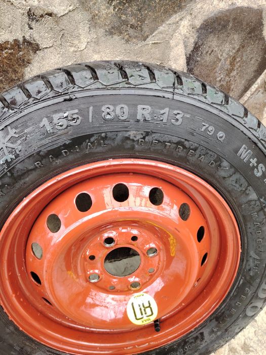 Rezerva slim 155/ 80 R13 in stare foarte buna