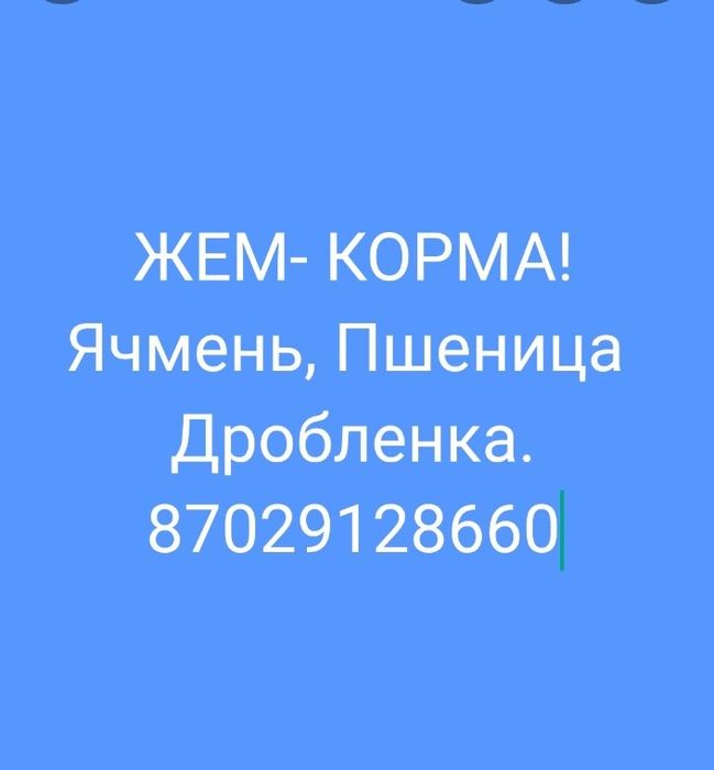 Пшеница, Ячмень. Дробленка. Дробленные семечки