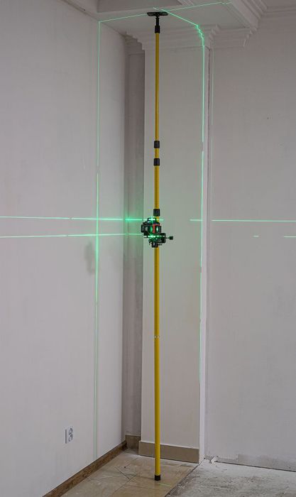Trepied telescopic pentru nivela laser, inaltime maxima 4 m RTTPLK0039