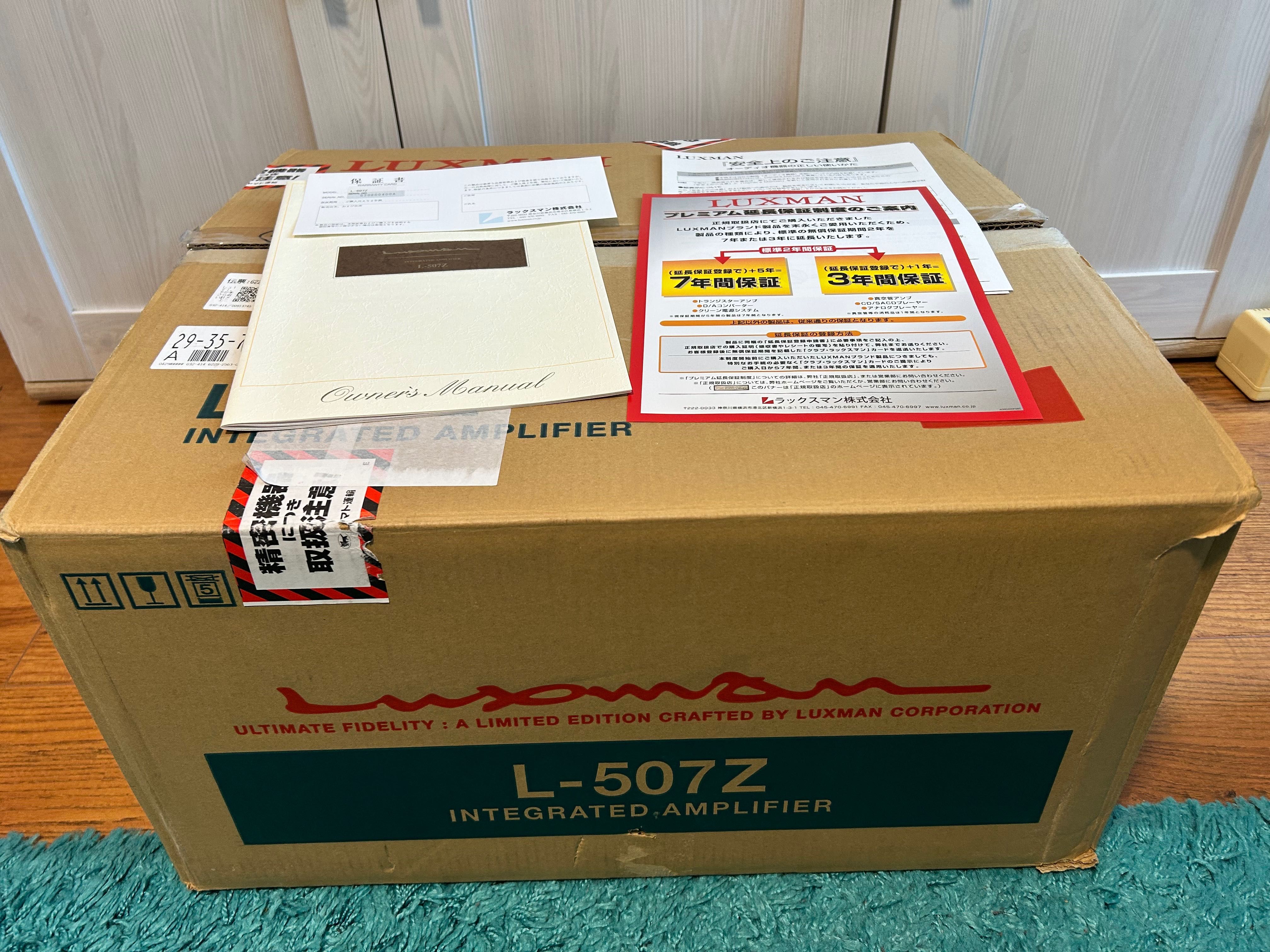Luxman L-507Z Amplificator integrat High End / original box