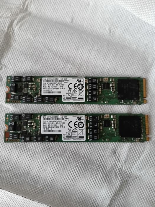 Schimb 2 SSD Samsung nvme m.2 480GB