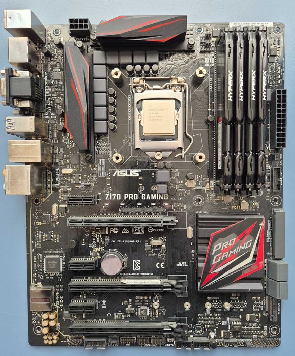 Asus Z170 PRO GAMING + i7-6700K + HyperX FURY Black