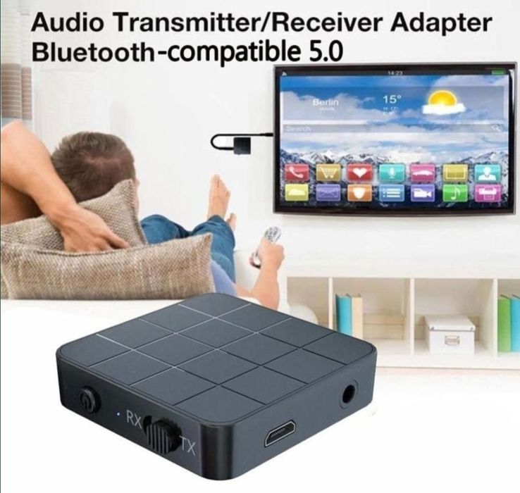 Receiver Bluetooth cu baterie integrata 2in1 Transmiter și Receiver