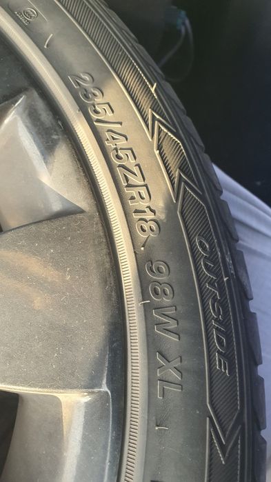Set jante + anvelope BMW E39 E65