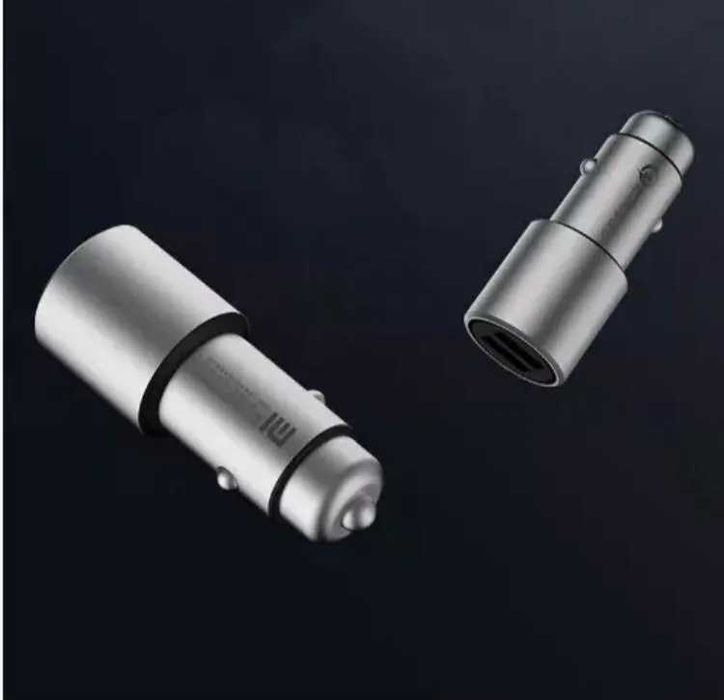 Car Charger, Mi USB 2.0 Type A (connector), 36 W, metallic grey