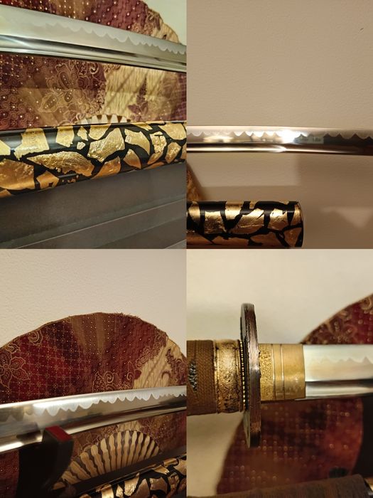 artă japoneză/sabie katana unicat/certificare
