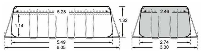 Каркасный бассейн (Интекс) Intex Ultra XTR Frame 26356, 549х274х132см