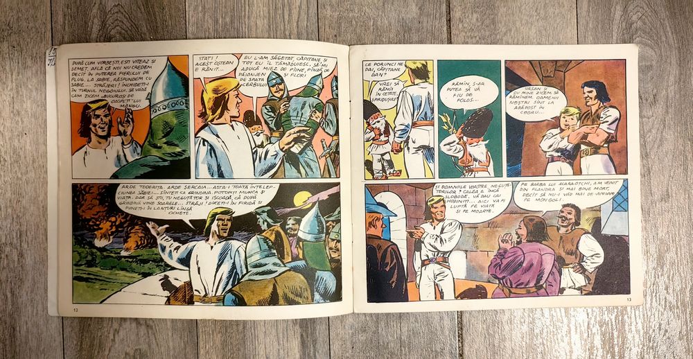 Benzi desenate Stramosii Neamul Soimarestilor Asediul banda desenata