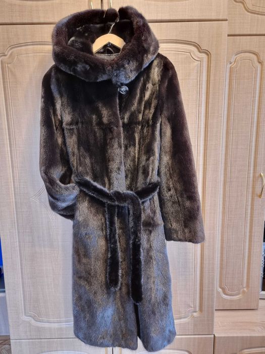 НОРКА натуральная высокого качества прекрасная новая шуба женская