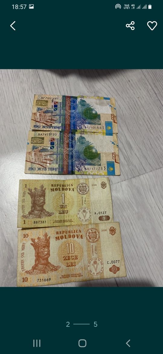 Монеты и бумажки разных стран