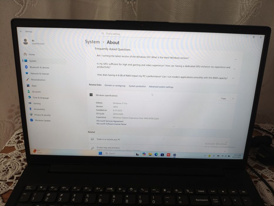 Laptop Lenovo G4 i5-12500H / 8GB RAM / 512GB SSD –  preț ne