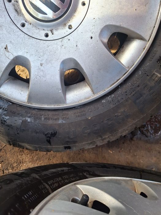 Jante tabla R15 5*112+anvelope vara continental