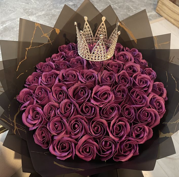 Buchete flori trandafiri  de sapun parfumati