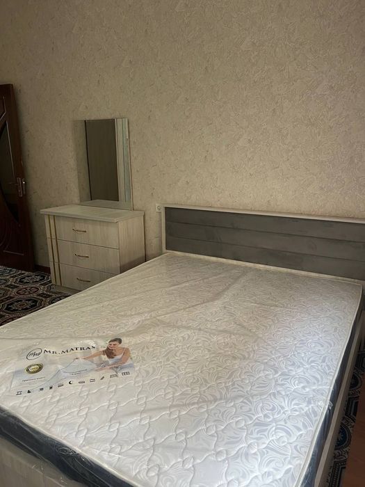 Krovat 2 kishilik. Kravat 1 kishilik. Shkaf. Kupeliy shkaf.