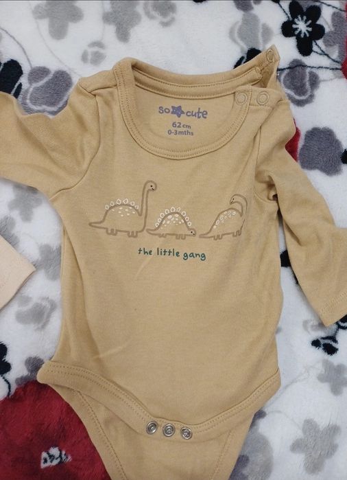 Lot 3 body cu tema dinozaur