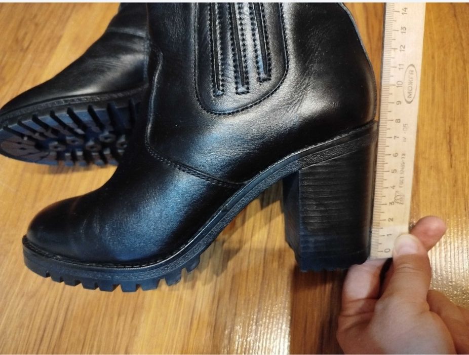 Сапоги кожа черные 37,5 из Саламандер