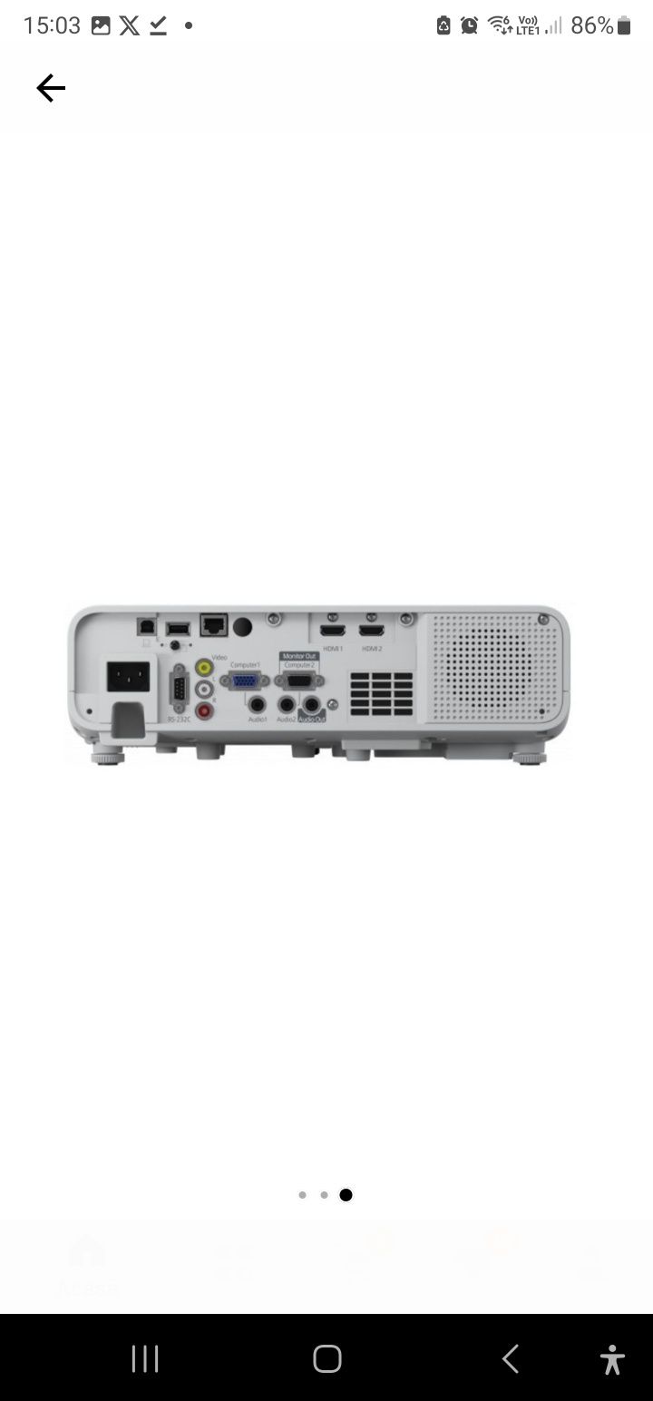 Vand videoproiector profesional Epson EB-L250F- nou