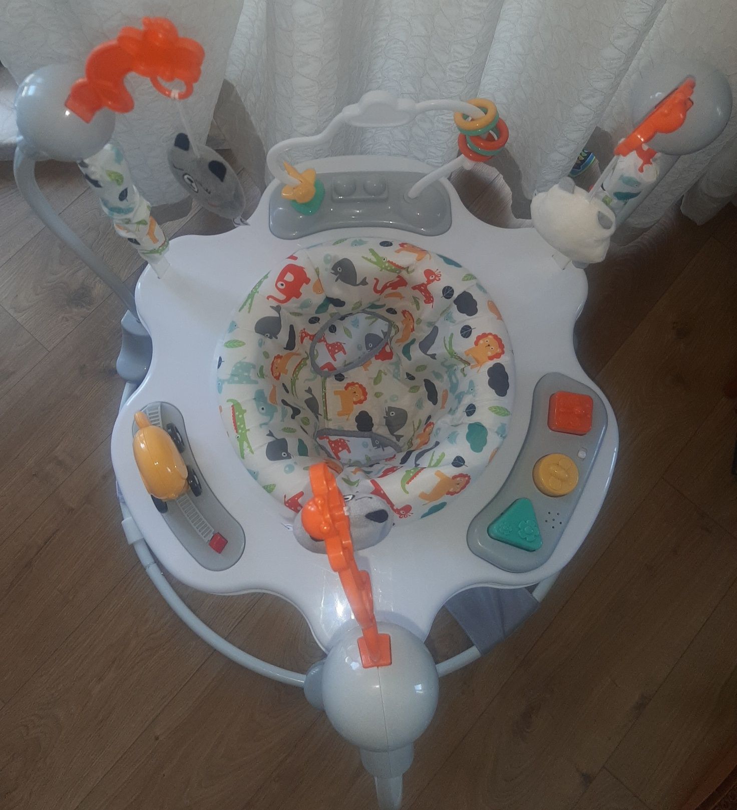 МОНИ бебешко бънджи MAGIC FUN сив