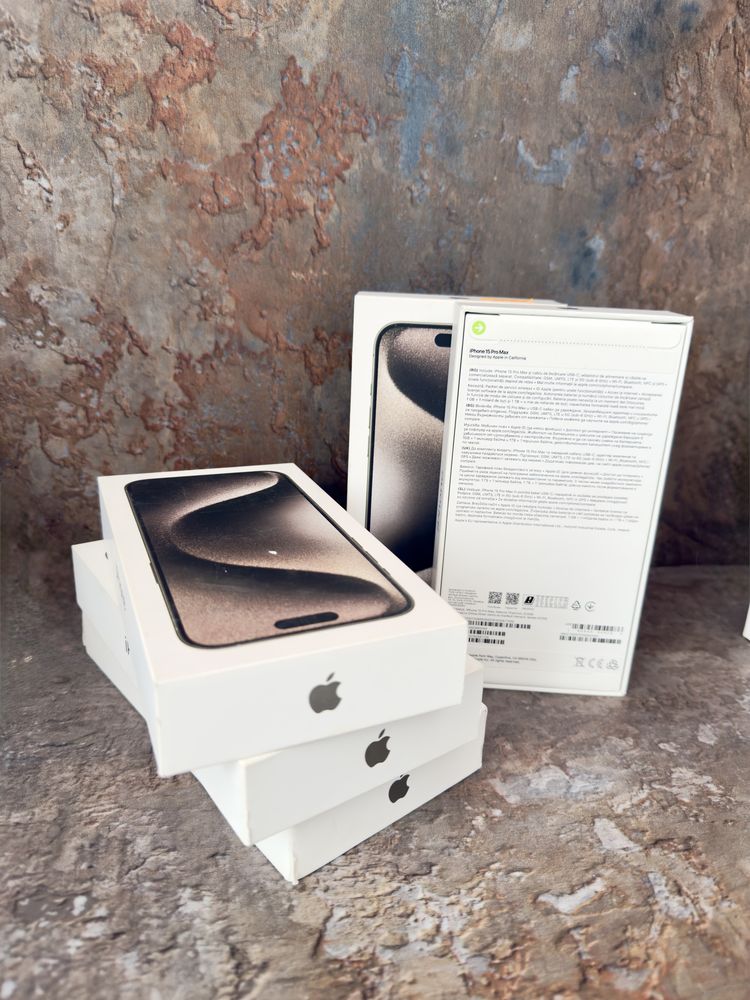 iPhone 15 Pro Max 512GB Natural titanium / Nou / Garantie