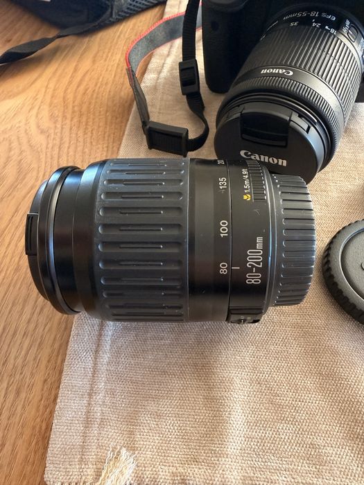 Canon EOS 750D + 18-55mm + 80-200mm Wi-Fi