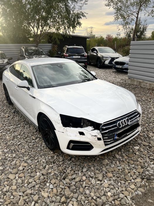Audi A5 quattro, hibrid, 2019, avariat, AVARIATE