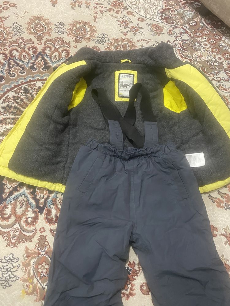 Детская зимняя комбинезон, куртка и штаны