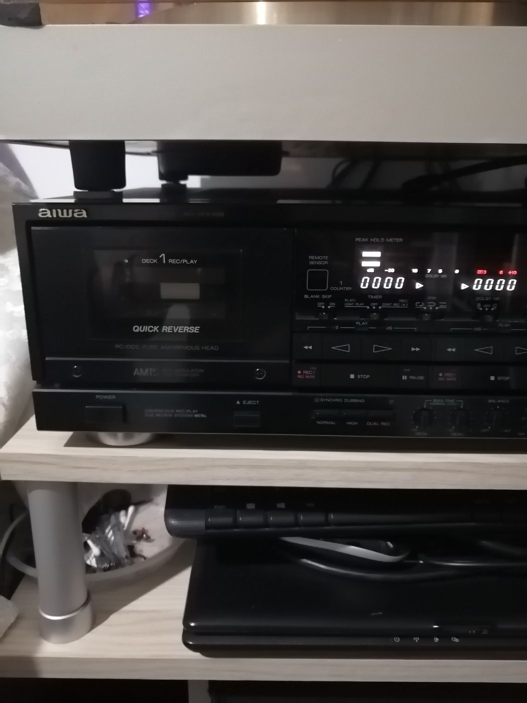 Casetofon deck aiwa ad wx 999