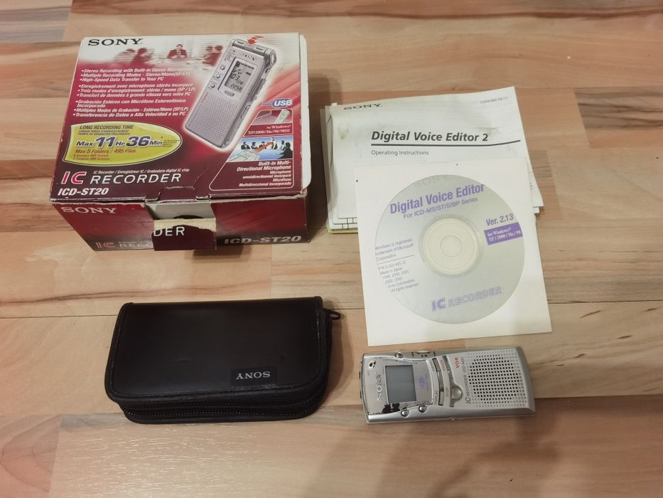 Reportofon profesional Sony ICD-MS1 voice recorder made in Japan