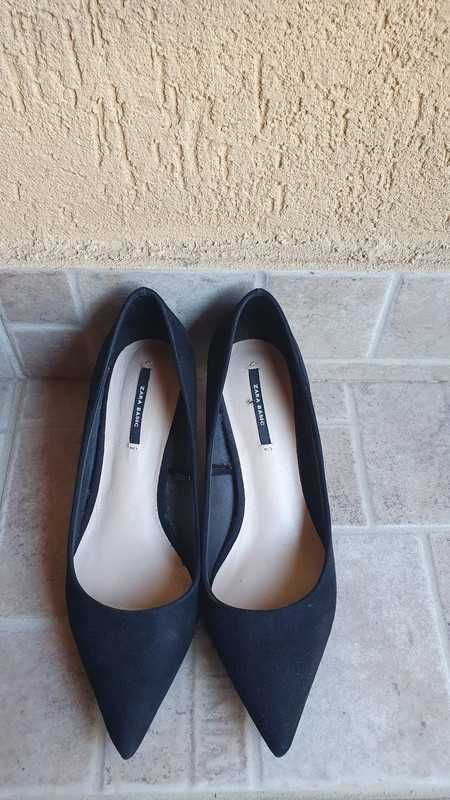 NOU Pantofi tip stiletto cu toc mic-Zara - 36