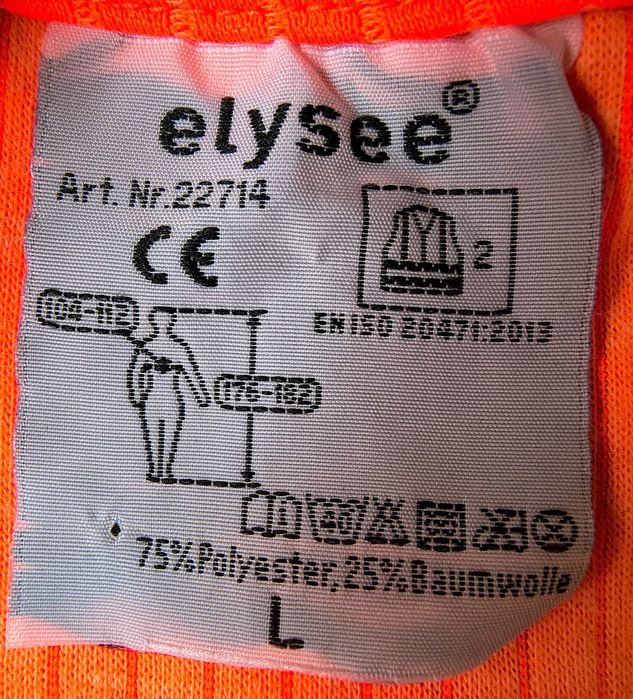 Tricou tehnic muncă, Elysee, L