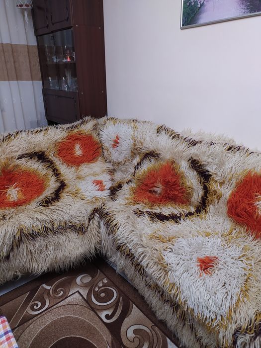 Покривало за холова гарнитура и агнешки кожи