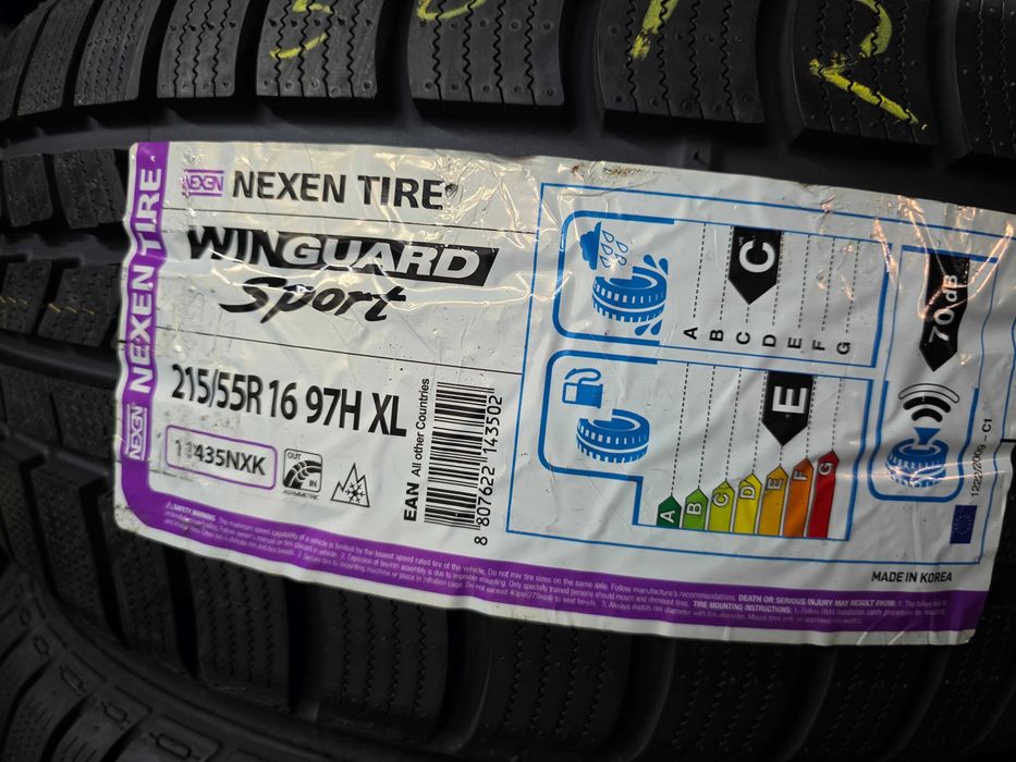 4бр Нови зимни гуми 215 55 16 - Nexen