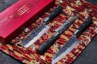 Комплект ножове Samura Black Smith, Въглеродна стомана,твърдост 58 HRC