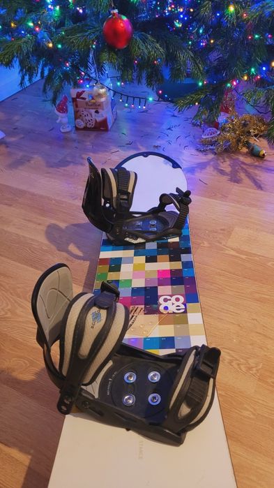 Placa snowboard FTWO 145 cu legături Salomon