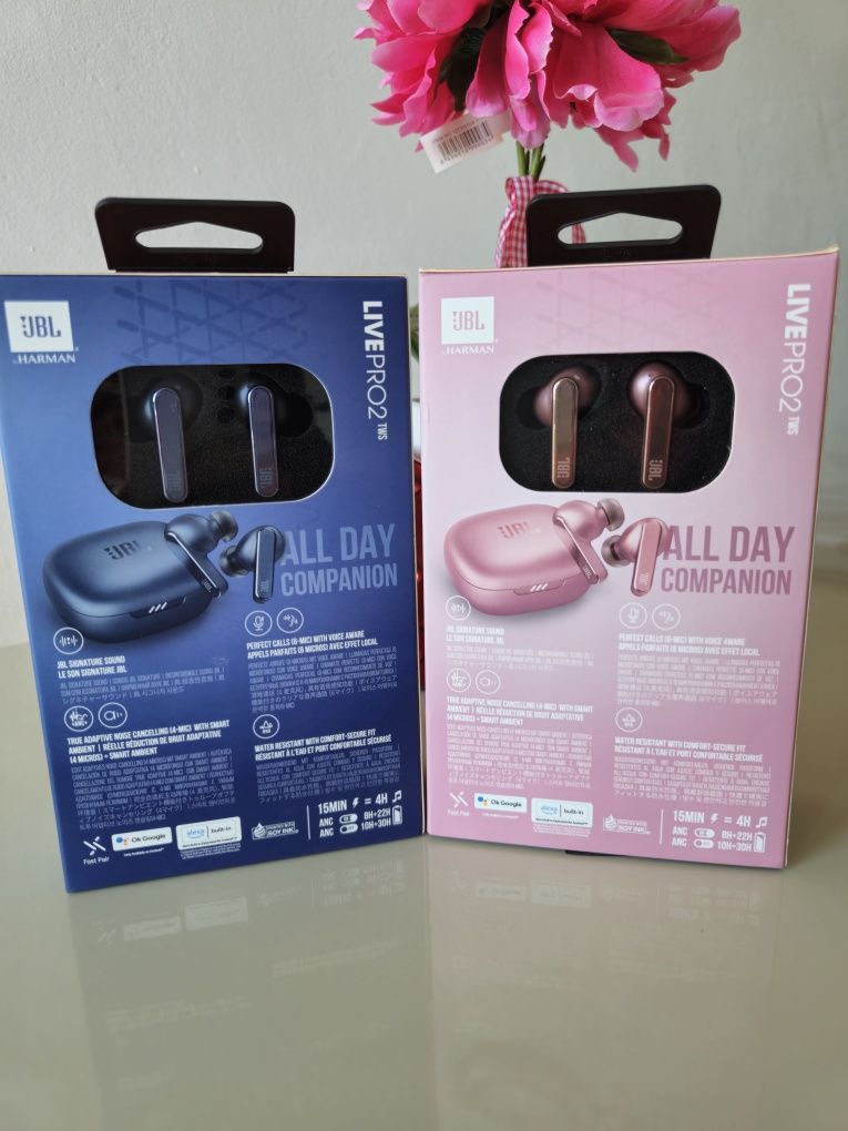 Casti audio in-ear JBL Live Pro 2,True Wireless,Touch Control IPX5,Noi