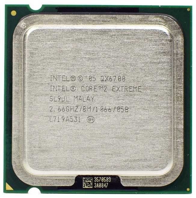 Процесор CPU Intel Core 2 Extreme QX6700 775 четириядрен 8MB