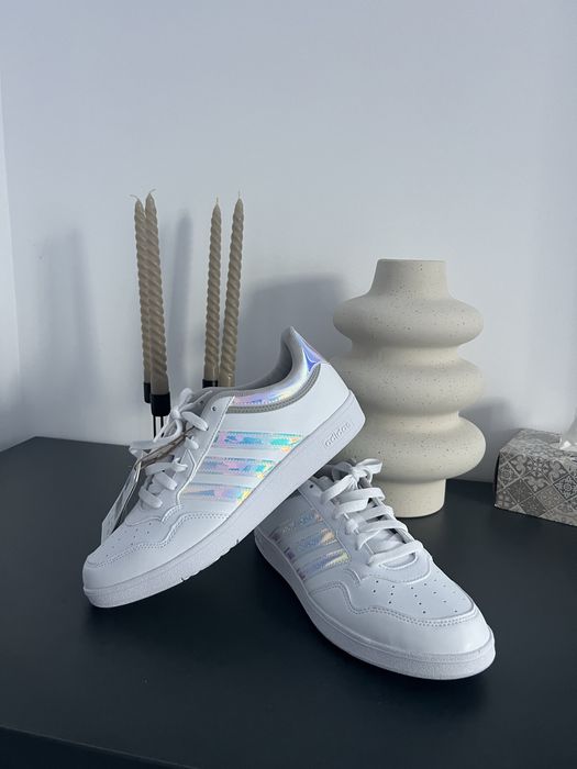 Sneakers Adidas Hoops 4.0 alb