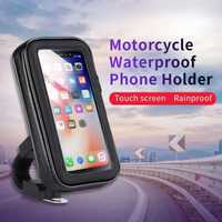 Suport telefon moto/atv/scuter impermeabil husa cu touchscreen