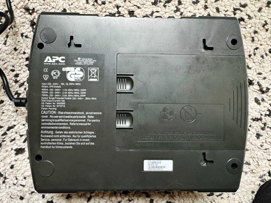 UPS APC BACK-UPS ES 400VA/240W Garantie 2 Ani