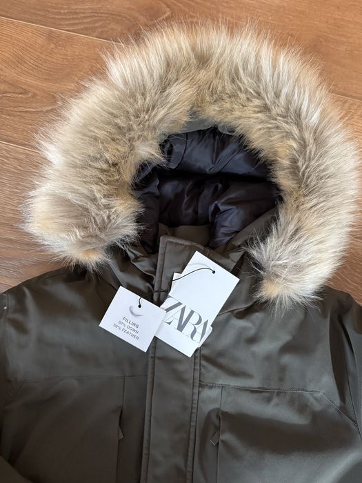 Детско зимно яке Zara с гъши пух размер 130см