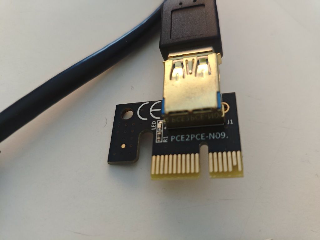 PCI Express X16 Riser for Video Card for Bitcoin Miner Mining