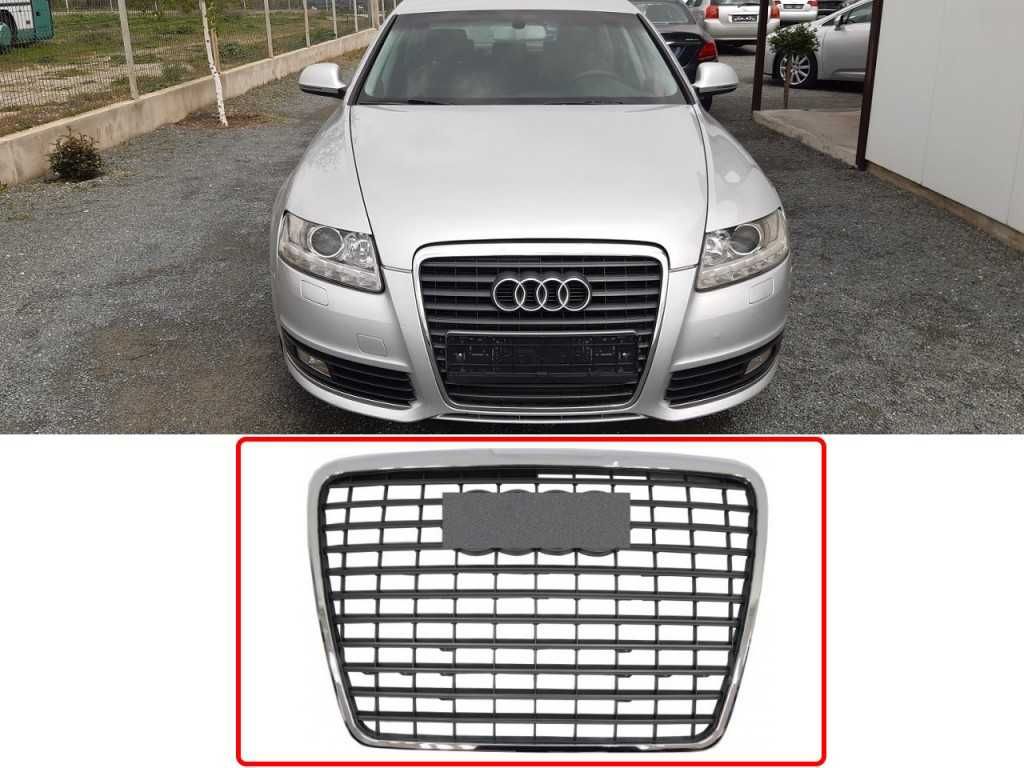 Grila radiator centru pentru Audi A6 C6 Facelift, Audi A6 C6